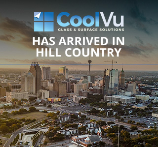 Texas Residential Area Where CoolVu Glass and Surface Solutions Has Arrived in This Hill Country Area