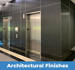 Black Architectural Finish on Elevator