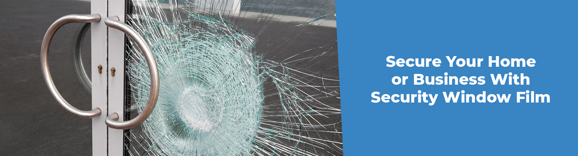 Home or Business With Broken Glass, Which Could've Been Secured With Protective Security window films